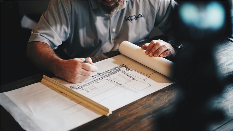 Screenshot of the Construction firm website demo