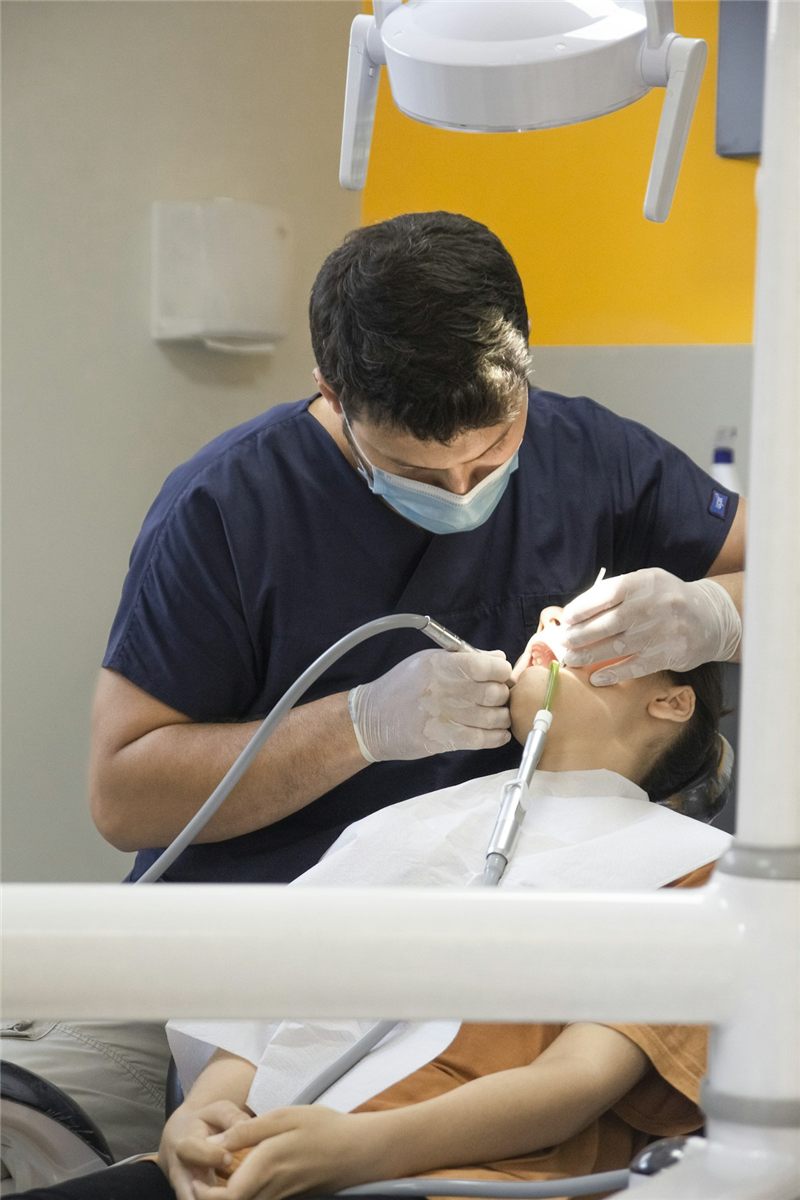 Screenshot of the Dental clinic website demo
