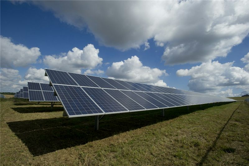 Screenshot of the IPS, battery & solar shop website demo